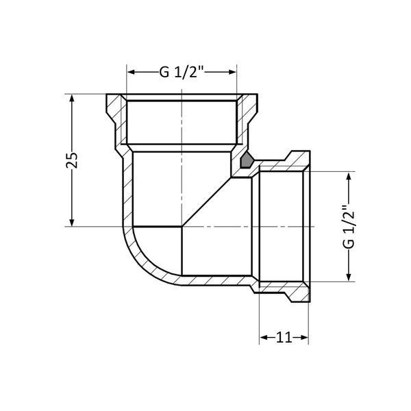 Угол Thermo Alliance Standart 1/2" ВР SD41815 SD00047872 фото