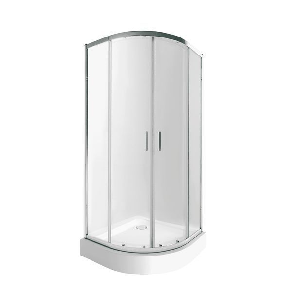 Набор Qtap душевая кабина Taurus CRM1011AC6 Clear 2020x1000x1000 мм + поддон Robin 301112 100x100x12 см с сифоном SD00048946 фото