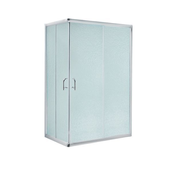 Душова кабіна Lidz Wawel SC100x80.SAT.LOW.FR, скло Frost 5 мм + Lidz Душовий піддон KAPIELKA ST100x80х14 SD00051439 фото