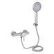 Смеситель для душа Lidz Aria 010 (с душевым гарнитуром) (k35) LDARI010NKS43361 Nickel SD00049484 фото 2