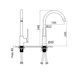 Смеситель для кухни Qtap Slavonice QTSLA9042103UB Black Matt SD00047480 фото 3