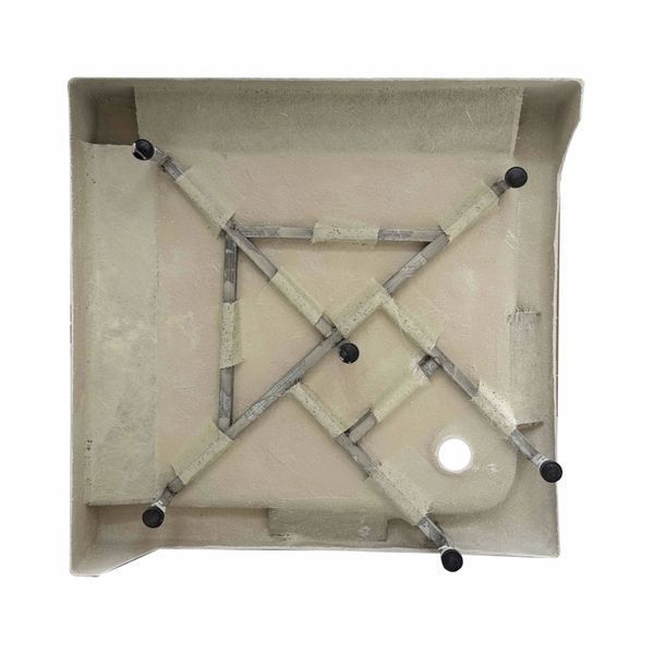Lidz Wawel SC80x80.SAT.LOW.FR Душевая кабина квадратная, стекло Frost 4 мм + Lidz Душевой поддон KAPIELKA ST80x80х14 SD00051443 фото