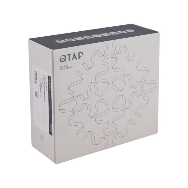 Змішувач для раковини Qtap Gemini QTGEM270GMB45676 Gunmetal Black PVD SD00051800 фото