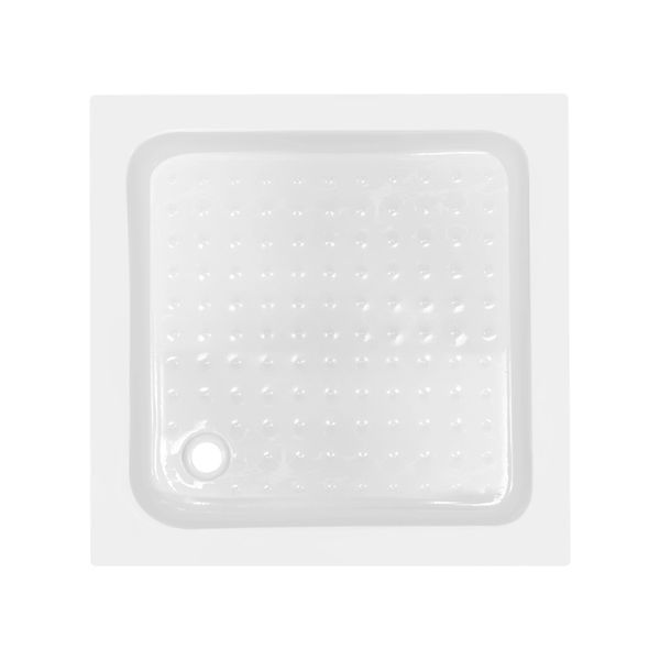 Lidz Wawel SC80x80.SAT.LOW.FR Душевая кабина квадратная, стекло Frost 4 мм + Lidz Душевой поддон KAPIELKA ST80x80х14 SD00051443 фото