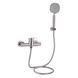 Смеситель для душа Lidz Luna 010 (с душевым гарнитуром) (k35) LDLUN010NKS46095 Nickel SD00052219 фото