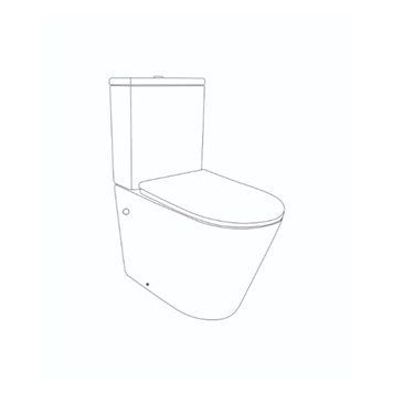 Унітаз підлоговий Qtap Swan Ultra Quiet з сидінням Soft-close 640x360x835 мм QT16222182TW White SD00053263 фото