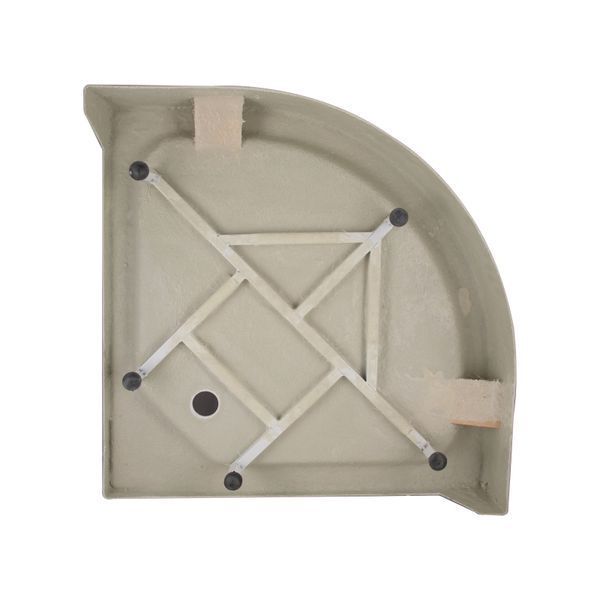 Душова кабіна Lidz Latwa SC80x80.SAT.LOW.FR, скло Frost 4 мм + Lidz Душовий піддон KAPIELKA ST80x80x15 SD00051437 фото