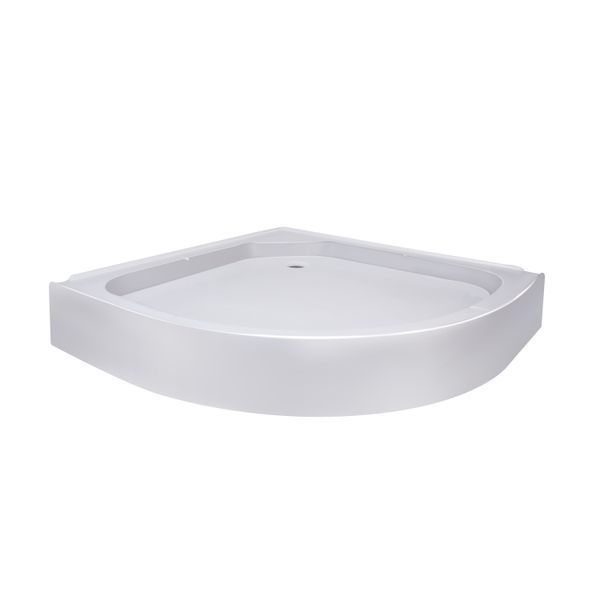 Душова кабіна Lidz Latwa SC80x80.SAT.LOW.FR, скло Frost 4 мм + Lidz Душовий піддон KAPIELKA ST80x80x15 SD00051437 фото