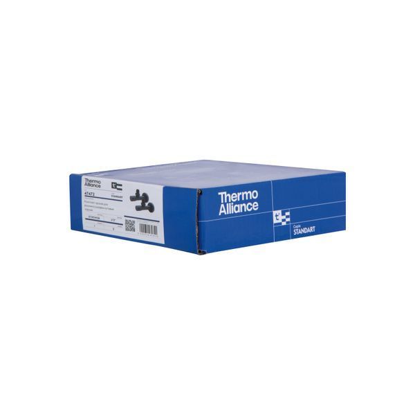 Комплект кранів Thermo Alliance Standart 1/2" З для рушникосушарки кутовий чорний SF395W15B SD00053596 фото