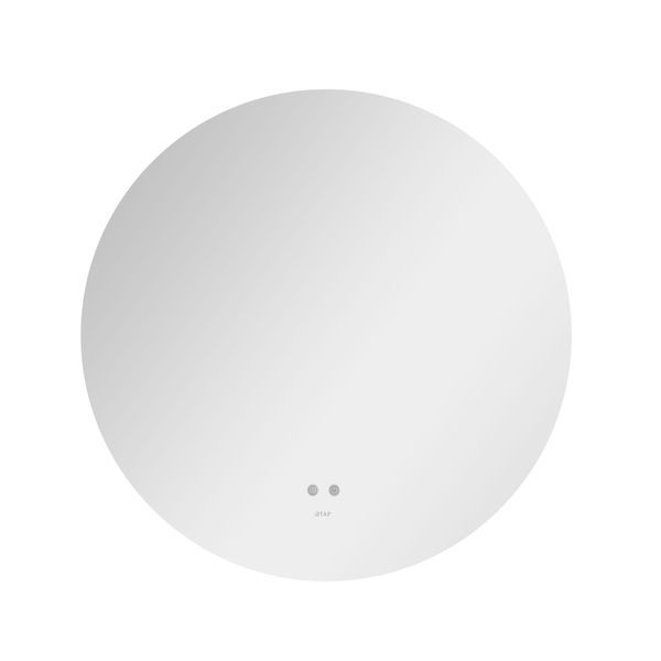 Зеркало Qtap Taurus R600 с LED-подсветкой Touch, с антизапотеванием, с диммером, рег. темп. цвета (3000-6500K) QT2478R607 SD00052314 фото