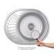 Кухонна мийка Brinex 5745 0,8 мм Satin (BRIN5745SAT08) SD00054088 фото 4