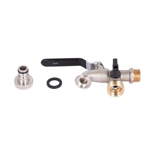 Кран поливальний Thermo Alliance Standart 1/2" ЗР 2 виходи SD141W15 SD00050764 фото