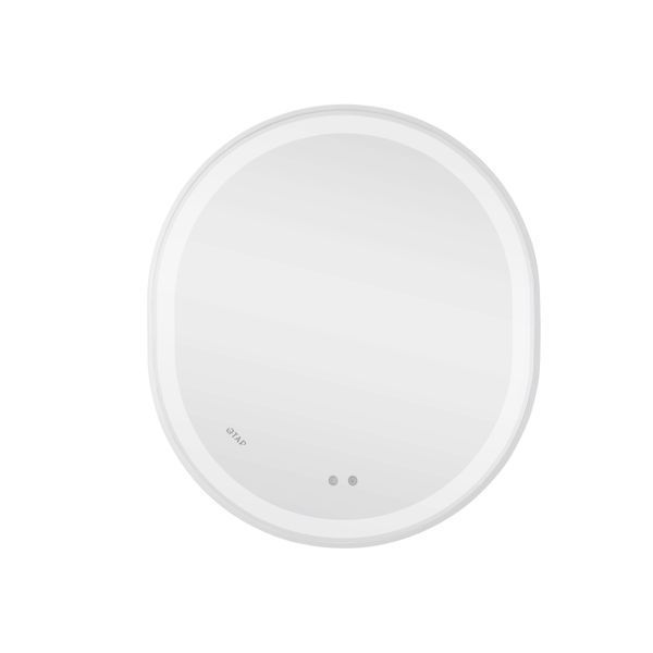 Зеркало Qtap Gemini 800х700 с LED-подсветкой Touch, с антизапотеванием, с диммером, рег. темп. цвета (3000-6500K) Reverse QT2578R8071W SD00052318 фото