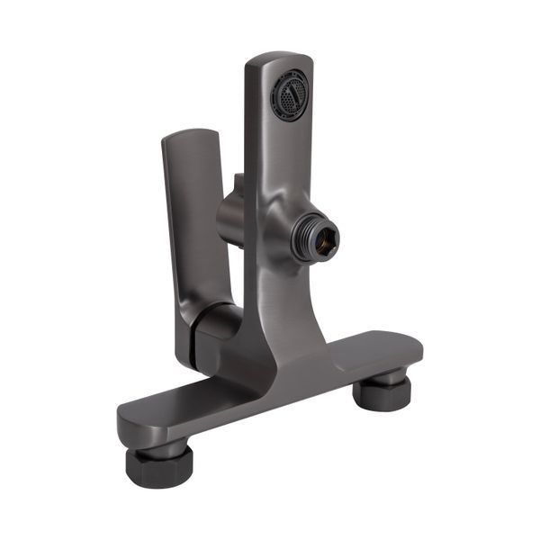 Смеситель для ванны Qtap Slavonice (c душевым гарнитуром) QTSLV259GMB48035 Gunmetal Black PVD SD00054159 фото