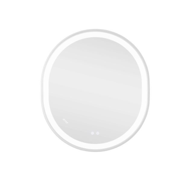 Зеркало Qtap Gemini 800х700 с LED-подсветкой Touch, с антизапотеванием, с диммером, рег. темп. цвета (3000-6500K) Reverse QT2578R8071W SD00052318 фото