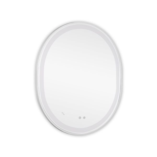 Зеркало Qtap Gemini 800х700 с LED-подсветкой Touch, с антизапотеванием, с диммером, рег. темп. цвета (3000-6500K) Reverse QT2578R8071W SD00052318 фото