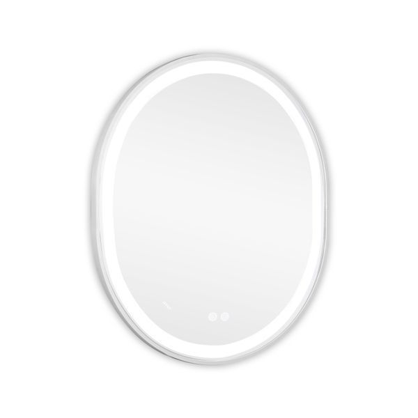 Зеркало Qtap Gemini 800х700 с LED-подсветкой Touch, с антизапотеванием, с диммером, рег. темп. цвета (3000-6500K) Reverse QT2578R8071W SD00052318 фото