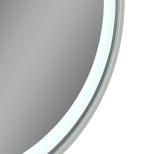 Зеркало Qtap Gemini 800х700 с LED-подсветкой Touch, с антизапотеванием, с диммером, рег. темп. цвета (3000-6500K) Reverse QT2578R8071W SD00052318 фото