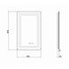 Дзеркало Qtap Mideya (DC-F911) 500х800 з LED-підсвічуванням Touch, з антизапотіванням, димером QT2078F911W SD00036737 фото 4