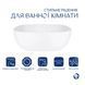 Комплект Qtap Kolibri: Раковина накладна 425x425x140 мм, White, квадратна + Донний клапан Pop-up PU02 SD00054592 фото 5