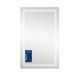 Дзеркало Qtap Mideya (DC-F911) 500х800 з LED-підсвічуванням Touch, з антизапотіванням, димером QT2078F911W SD00036737 фото 1