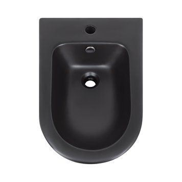Біде підлогове Qtap Robin 565x360x405 Matt black QT13442141CMB SD00043834 фото