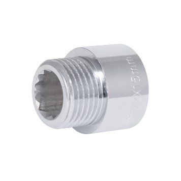 Подовжувач хромований Thermo Alliance Forte 1/2"ВЗ, L=15 мм TAF1301515 SD00054177 фото