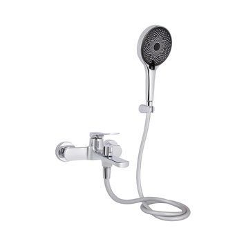 Змішувач для ванни Qtap Slavonice (з душовим гарнітуром) QTSLV259CRM48034 Chrome SD00054158 фото