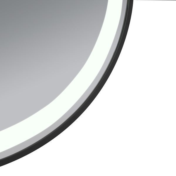 Зеркало Qtap Gemini 800х700 с LED-подсветкой Touch, с антизапотеванием, с диммером, рег. темп. цвета (3000-6500K) Reverse QT2578R8072B SD00052319 фото
