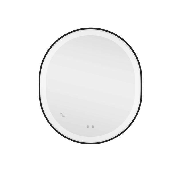 Зеркало Qtap Gemini 800х700 с LED-подсветкой Touch, с антизапотеванием, с диммером, рег. темп. цвета (3000-6500K) Reverse QT2578R8072B SD00052319 фото