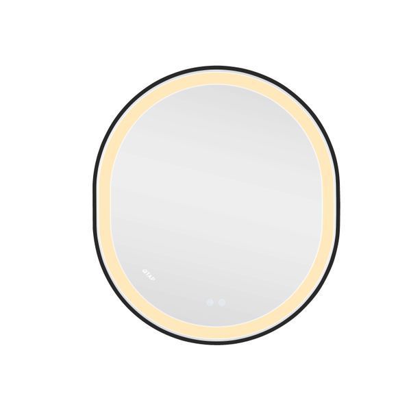 Зеркало Qtap Gemini 800х700 с LED-подсветкой Touch, с антизапотеванием, с диммером, рег. темп. цвета (3000-6500K) Reverse QT2578R8072B SD00052319 фото
