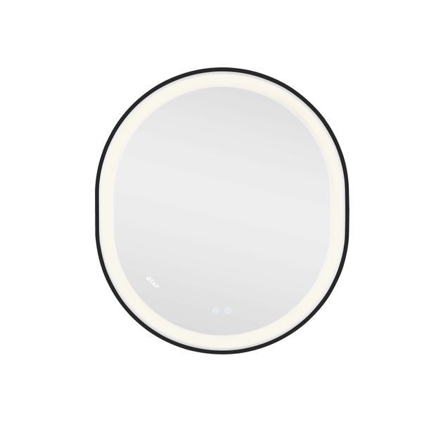 Зеркало Qtap Gemini 800х700 с LED-подсветкой Touch, с антизапотеванием, с диммером, рег. темп. цвета (3000-6500K) Reverse QT2578R8072B SD00052319 фото
