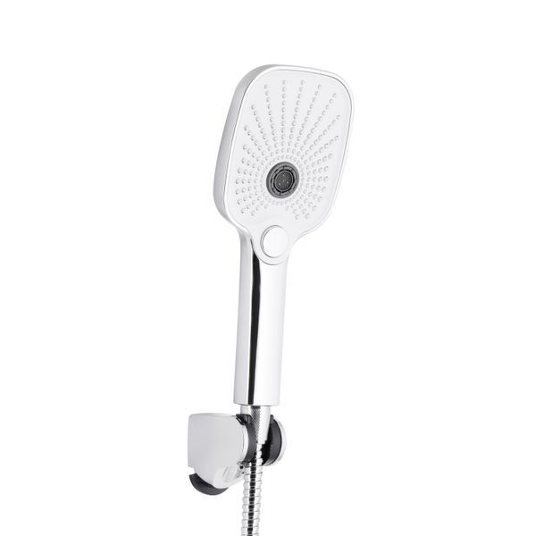 Смеситель для ванны Qtap Gemini (c душевым гарнитуром) QTGEM259CRW45683 Chrome/White SD00051807 фото