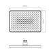 Лійка для верхнього душу Qtap Hlavova 280x190 мм прямокутна QTHLA107BLM45947 Black Matt SD00052071 фото 2