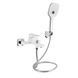 Смеситель для ванны Qtap Gemini (c душевым гарнитуром) QTGEM259CRW45683 Chrome/White SD00051807 фото 1
