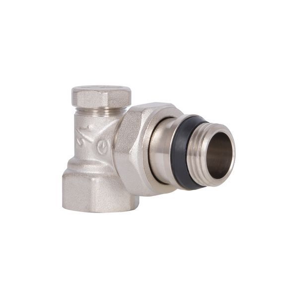 Кран радиаторный Thermo Alliance Base 1/2" ВН с антипротечкой угловой SD229W15 SD00035551 фото