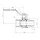 Кран кульовий SD Forte 2" ВЗ для газа (ручка) SF605G50 SD00010550 фото 2