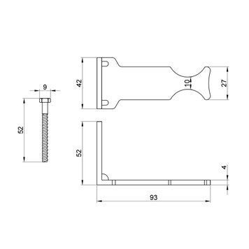 Кріплення радіаторне Thermo Alliance Standart бокове SD114 SD00005839 фото