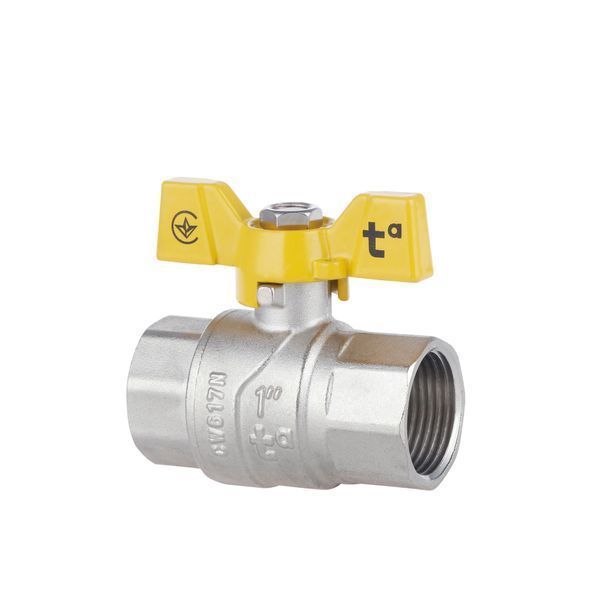 Кран шаровой Thermo Alliance Forte 1" ВР для газа (бабочка) SF602G25 SD00010560 фото