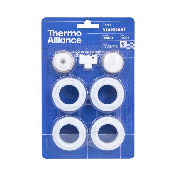 Комплект на радіатор Thermo Alliance Standart 3/4"х1" SD11120 SD00004877 фото