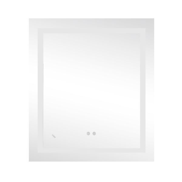 Зеркало Lidz Kubis 700х800 с LED-подсветкой Touch, с антизапотеванием, с диммером, рег. яркости LD78LF9048070 SD00052333 фото
