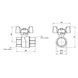 Кран шаровой Thermo Alliance Forte 1" ВР для газа (бабочка) SF602G25 SD00010560 фото 3