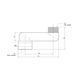Ексцентрик радіаторний Icma 1/2"х5 см №720 SD00020750 фото 3