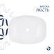 Комплект Qtap Cardinal: Раковина накладна 500&times;380&times;140 мм, White, овальна + Донний клапан Pop-up PU02 SD00054588 фото 1