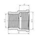 Муфта редукційна Thermo Alliance Forte 1/2"х3/4" ВВ SF3572015 SD00002558 фото 1