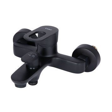 Смеситель для ванны Lidz Latwa 006 (c душевым гарнитуром) (k35) LDLAT006BLA45419 Black SD00051543 фото