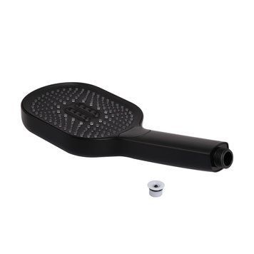 Лійка для ручного душу Qtap Rucni 140*110 мм QTRUC125BLM45961 Black Matt SD00052085 фото
