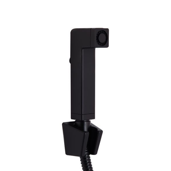 Змішувач для раковини Qtap Gemini (з гігієнічним душем) QTGEM272BLM45690 Black Matt SD00051814 фото