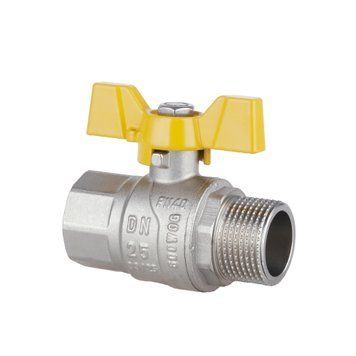 Кран кульовий Thermo Alliance Forte 1" ВЗ для газа (метелик) SF607G25 SD00010562 фото