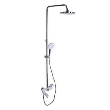 Душова система універсальна Qtap Jay на три споживача (з виливом) QTJAY111CRW45555 Chrome/White SD00051679 фото
